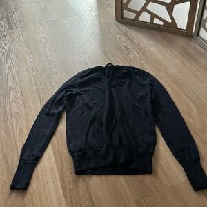 Black v neck sweater